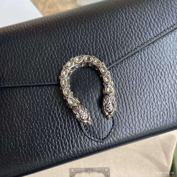 First bag ru mini leather bag Dionysus Gucci chain 0810